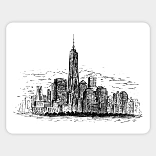NYC Freedom Tower Sticker